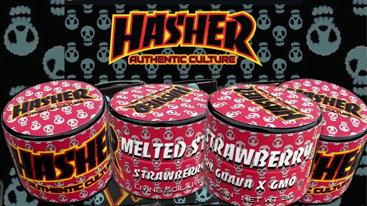 Trying a new brand: HASHER MELTED STRAWBERRY (gmo x strawberry guava)