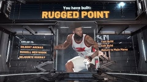Must watch!! RUGGED POINT ON Ps4 Best Rare Pg Build on Nba 2k20!!
