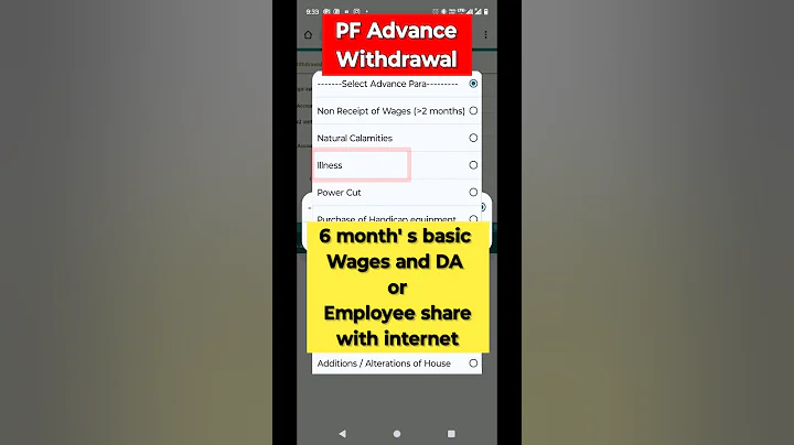 PF Withdrawal For illness Para | PF Advance For illness Rules ? PF Advance Claim From 31 Illness
