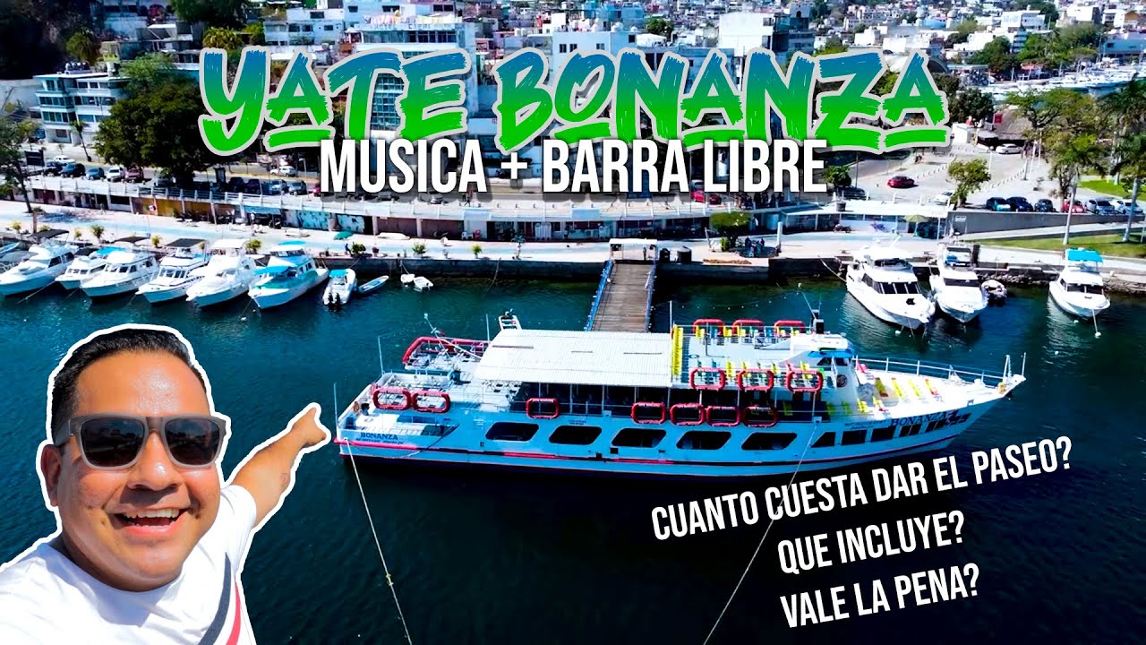 💯CUANTO CUESTA DAR un PASEO por la BAHIA de ACAPULCO en el YATE BONANZA?🚢 | El Nikel🤙