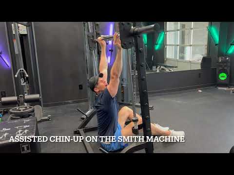 Assisted Chin Up on the Smith machine