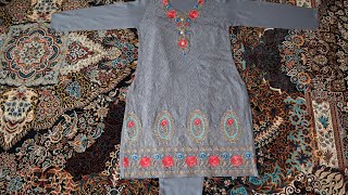 How to cut-stitch panjabi dress طریقه دوختن لباس پنجابی 👗