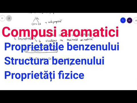 Compusi aromatici - proprietatile benzenului, structura benzenului, proprietati fizice