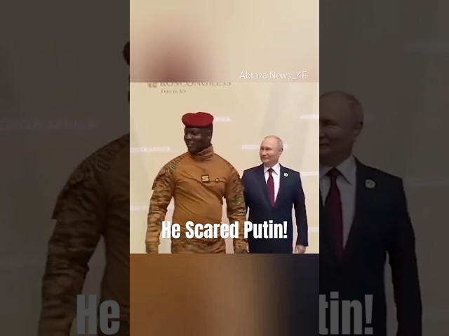 Burkina Faso's Young Military President Ibrahim Traore Scares Putin At Russia-Africa Summit, Niger class=