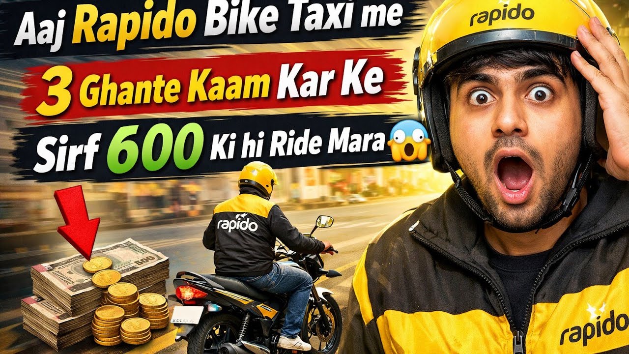 Rapido Earnings Today Part Time || Rapido Bike Taxi Mumbai Earning || Rapido captain Part Time Jobs