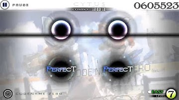 Cytus Gameplay - Codename:Zero(Easy) - 1000000