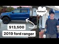 Insurance auction steal? $13k for 2019 Ford Ranger XLT 4x4 with rear locker and only 18,000 miles!!