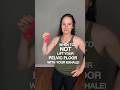 Stop Contracting Your Pelvic Floor on Every Exhale ❌ #shorts