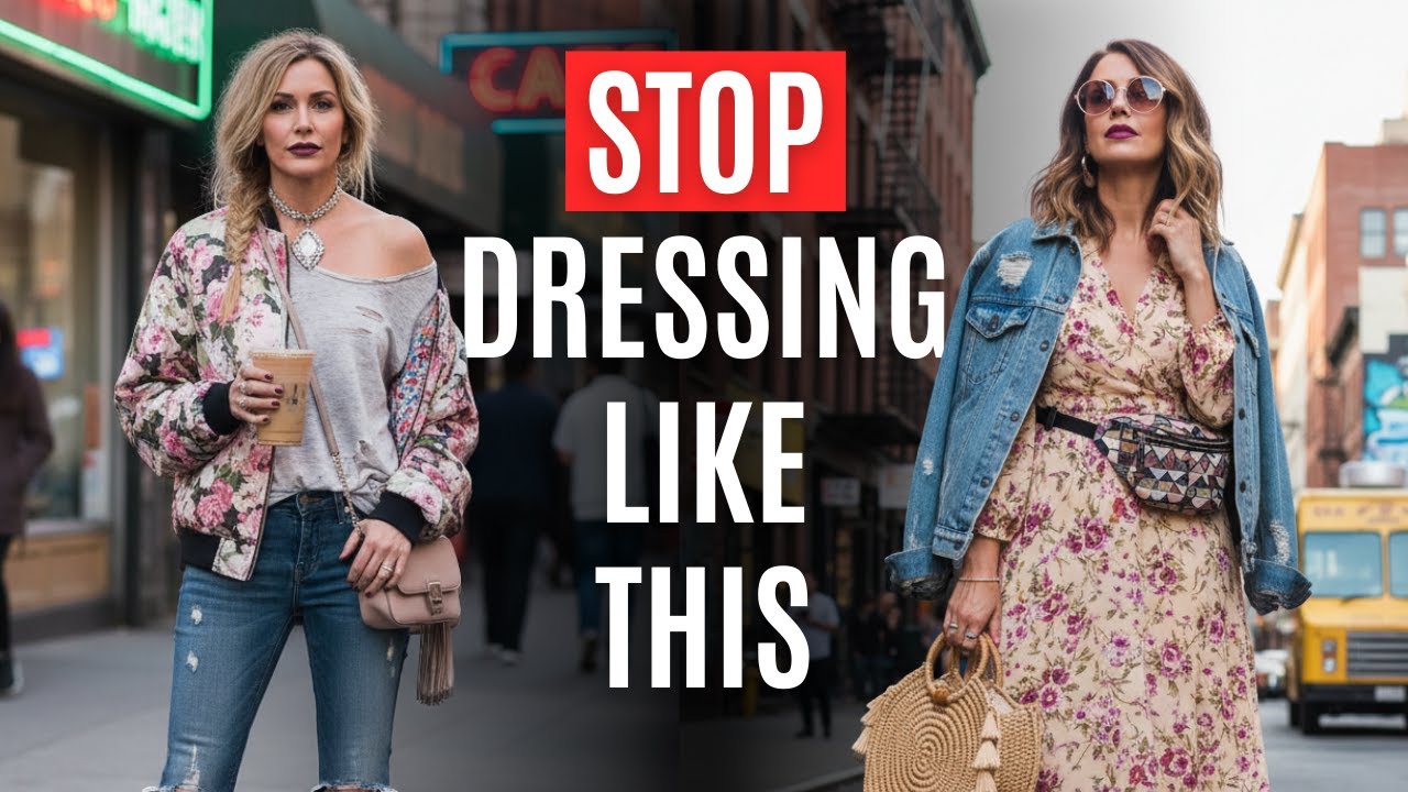13 OUTDATED Clothing Items Women Over 40 Should REPLACE Now! - YouTube