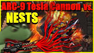 Dead Frontier - ARC-9 Tesla Cannon Vs. Boss Nests (SB, DR, WLs, RR) SOLO