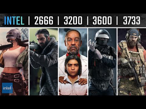 Update DDR4 2666 vs 3200 vs 3600 vs 3733 MHz | I5 12600K | 1080P, 1440P \u0026 4K Benchmarks