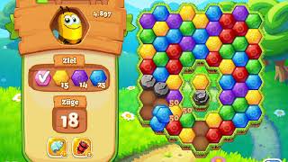 Bee Brilliant Blast 66 - No Boosters (by match3news.com)