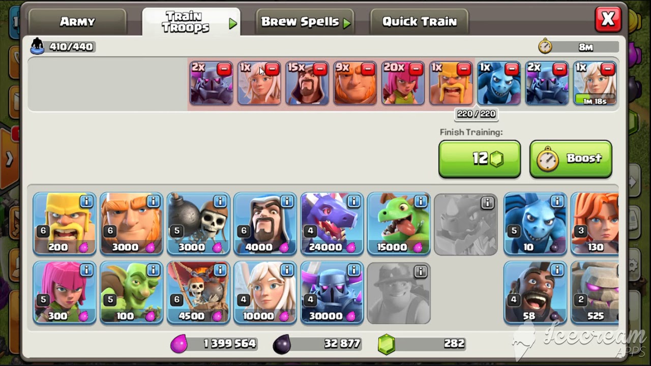 COLLECTING RUNE OF ELIXIR IN CLASH OF CLANS !!! - YouTube