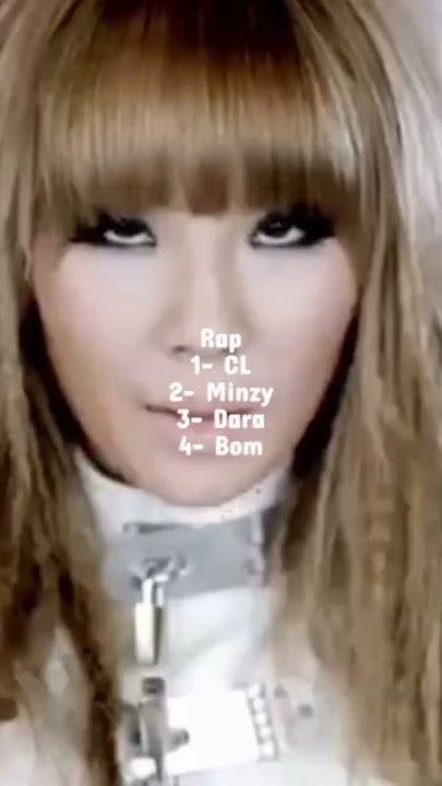 Ranking 2NE1 Members in Different Categories #kpop #gg #2ne1 #kpopfanboy #yg #cl #dara #minzy #bom