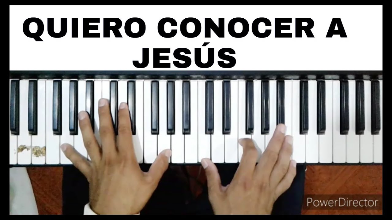 TUTORIAL (Quiero conocer a Jesús) Piano la ORIGINAL + INTRODUCCIÓN 😲😱  Jeshua para principiantes - YouTube
