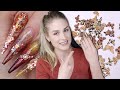 🍂 🦋BUTTERFLY AUTUMN NAILS TUTORIAL  REAL TIME WATCH ME WORK