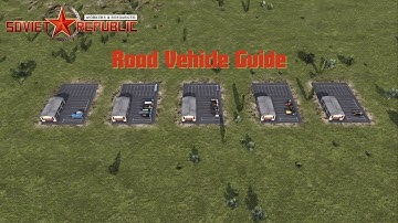 Workers and Resources Soviet Republic guide to road vehicles