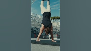 Handstand Push ups with clap 👏🏼 #shorts