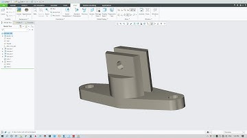PTC Creo parametric 7.0|Basic 3D Modelling|Simple Drawing Exercise-1|Beginners