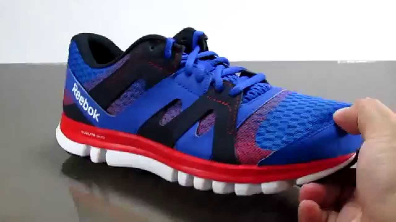 reebok duo blue sports shoes