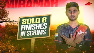 Solo 8 Kills Domination in scrims | BGMI  ✌️❤️