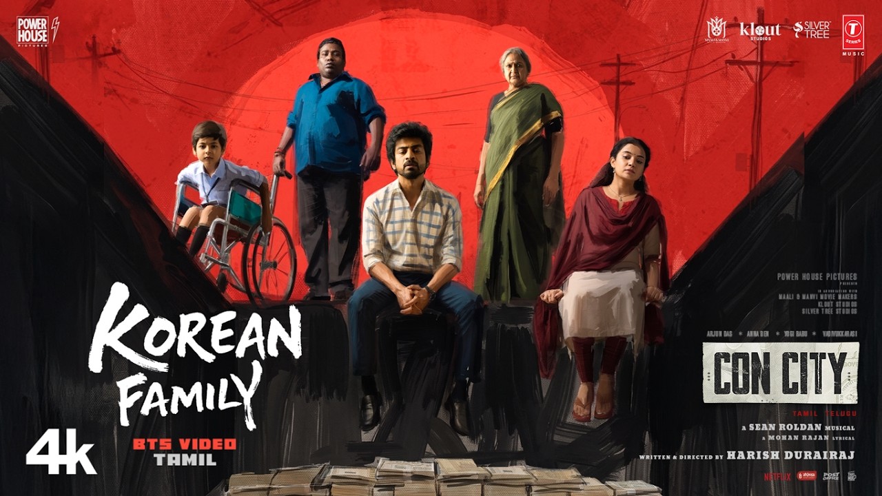 BTS Video Song(Tamil)| Con City | Arjun Das | Anna Ben| Sean Roldan| Harish Durairaj by Korean Family