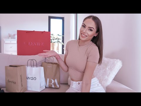 TRY ON nákupy | ZARA, PLT, VALENTINO