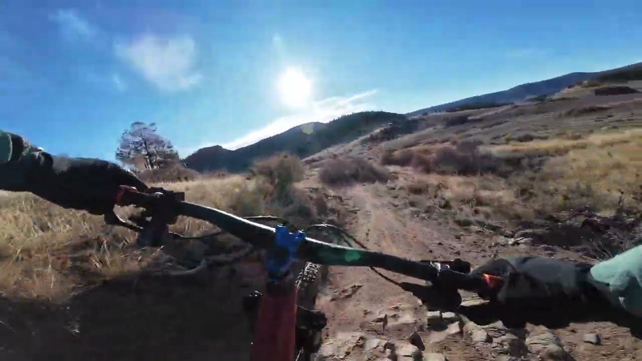 Mountain biking Hall ranch (lyons, Colorado) top to bottom