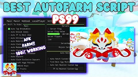 Best Ps99 Script Autofarm, Auto rank, Auto rebirth, Auto unlock zones and More!!!