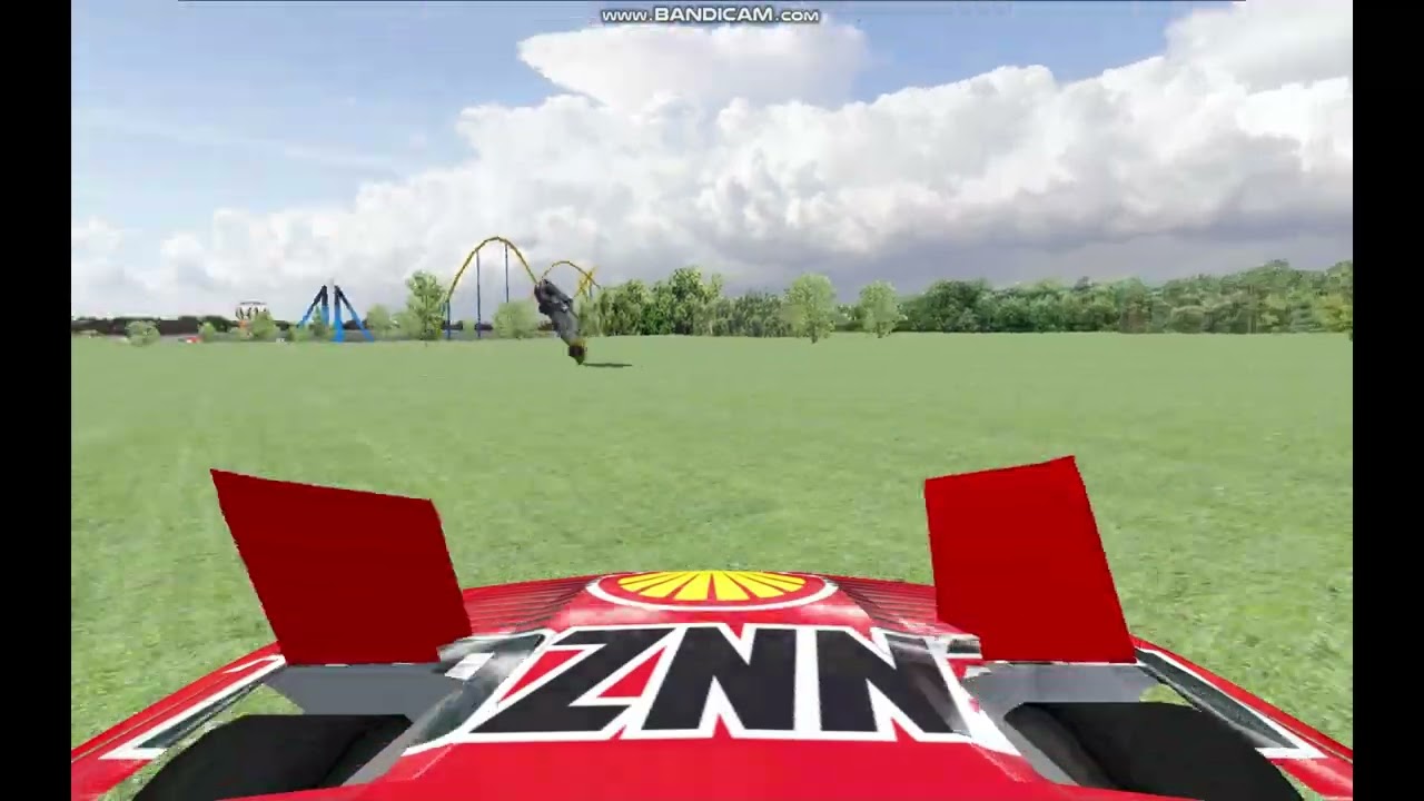 Joey Logano hits the wall at Rusty's Chicken Farm NR2003