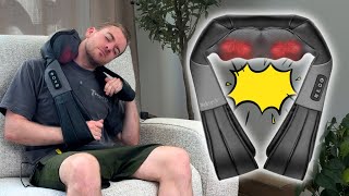 Nekteck Shiatsu Neck and Back Massager with Heat Review – Deep Tissue Kneading for Pain Relief