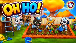 OH HO! 😱 Talking Tom & Friends Working on the Farm 🌱🥕 | Funny Farming Game | Kids Video screenshot 5