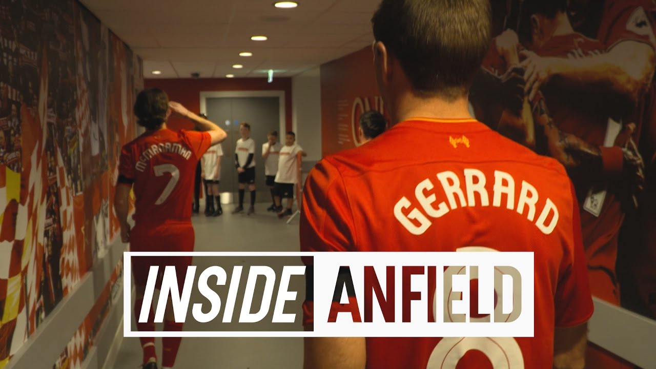 Inside Anfield Liverpool 4 3 Real Madrid Carlos Figo In New Look Tunnel Legends Edition Youtube