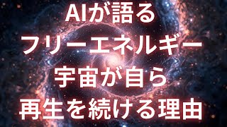 「AIが語るフリーエネルギー：宇宙が自ら再生を続ける理由」