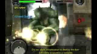 The Incredible Hulk Ultimate Destruction - Grey Hulk Vs. The Abomination Gamecube