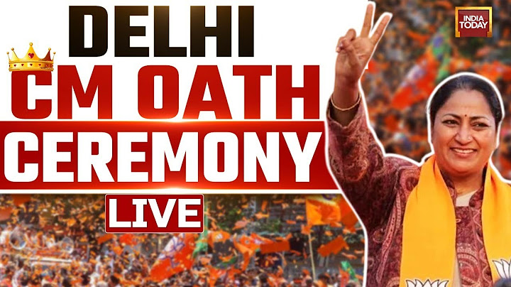 Delhi CM Rekha Gupta Oath Taking Carmony LIVE | Delhi Chief Minister's Oath LIVE From Ramlila Maidan