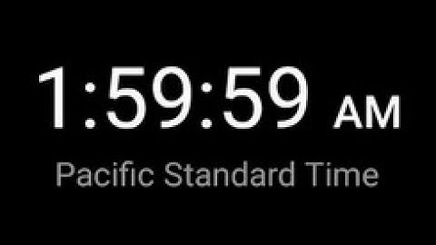 Watch the Time Change on Daylight Savings 2022 (March 13, 3AM PST)