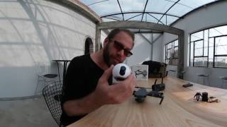 Attaching a Gear 360 Camera to a Mavic Pro Drone + Sample 360 Video Footage screenshot 5