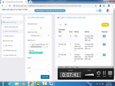 Video Cách đăng nhập vào cổng học liệu và thi trực tuyến. - youtube