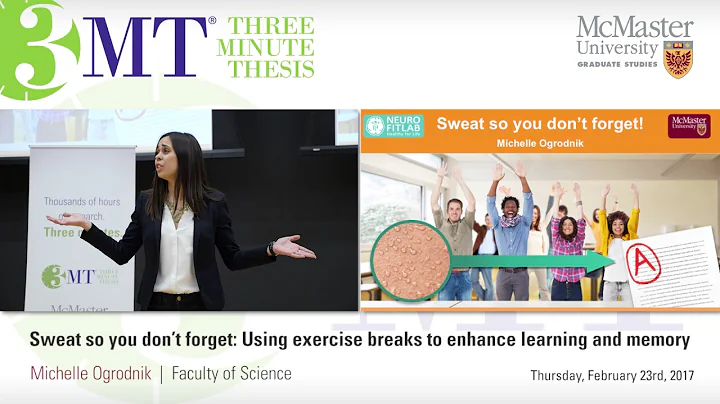 Michelle Ogrodnik, 3MT 2017