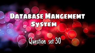 Data Base Task 30 | DBMS Question Session | 1st Year | Java Institute | M.Kaveen Punsara