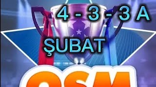 Osm Osm Online Soccer Manager Şubat Ayi Güncel 4 - 4 - 3 A Takti̇ği̇ 