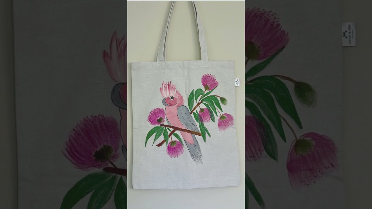 Hand Painted Canvas Tote Bags & Pouches - Australiana Inspired & Hand-Painted