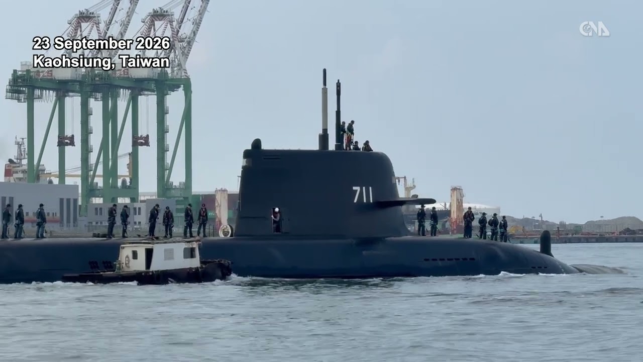 Kapal Selam Hai Kun Taiwan Jalani Putaran Baru   Uji Coba Laut