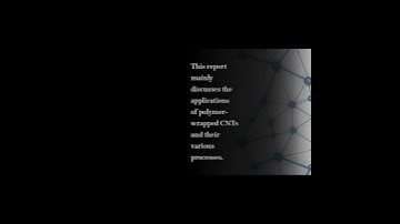 Non-covalent polymer wrapping of carbon nanotubes and the role of wrapped polymers as... | RTCL.TV