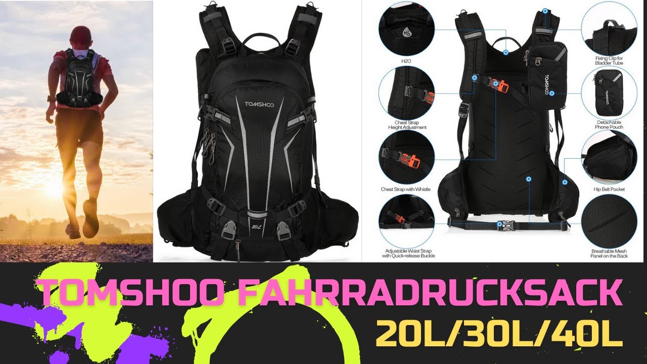 Lily's Locker 30L Wanderrucksack – Atmungsaktiv, Für Damen & Herren, Mit Laptopfach (14 Zoll) | Perfekt Für Trekking, Radfahren & Reisen