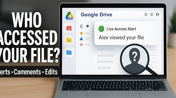Who Opened My Google Drive File? Access Alerts, Comments, & Edits
