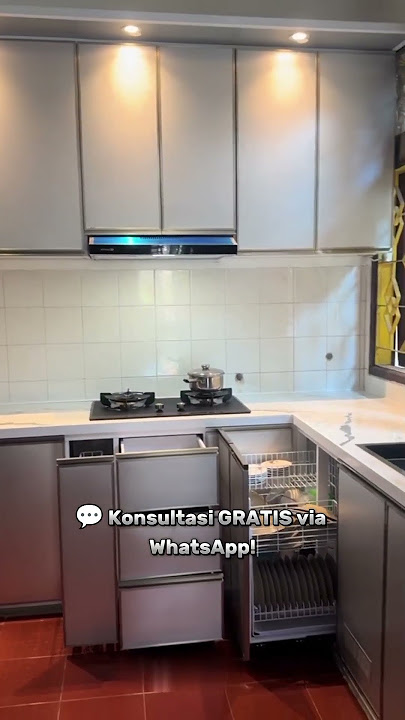 Dapur Anti Rayap! #dapurminimalis #kitchen #dapurkuning