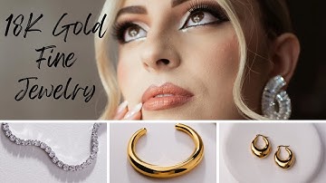 18K Gold Fine Jewelry #finejewelry #goldjewelry #silverjewlery #18ktgold