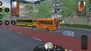 【知らない人とｽｸｰﾙﾊﾞｽで走行】Bus Simulator 2023 screenshot 4